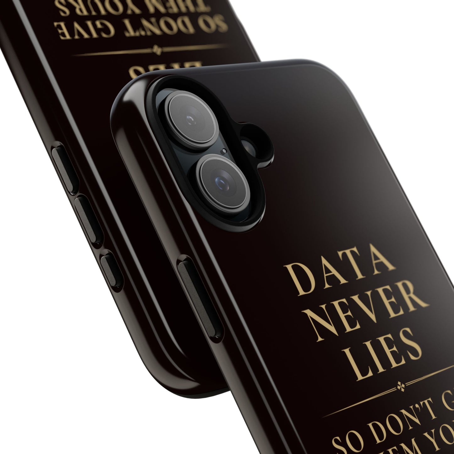 Data Never Lies, Justice Journals iphone case