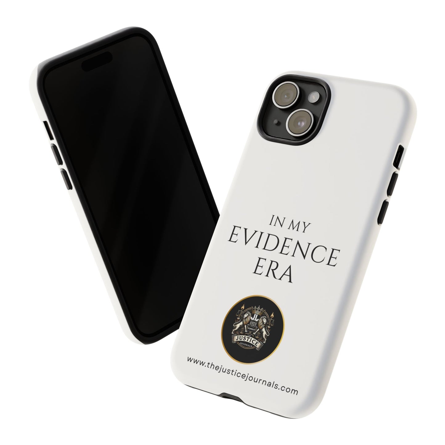 Evidence Era White – Justice Journals Phone case