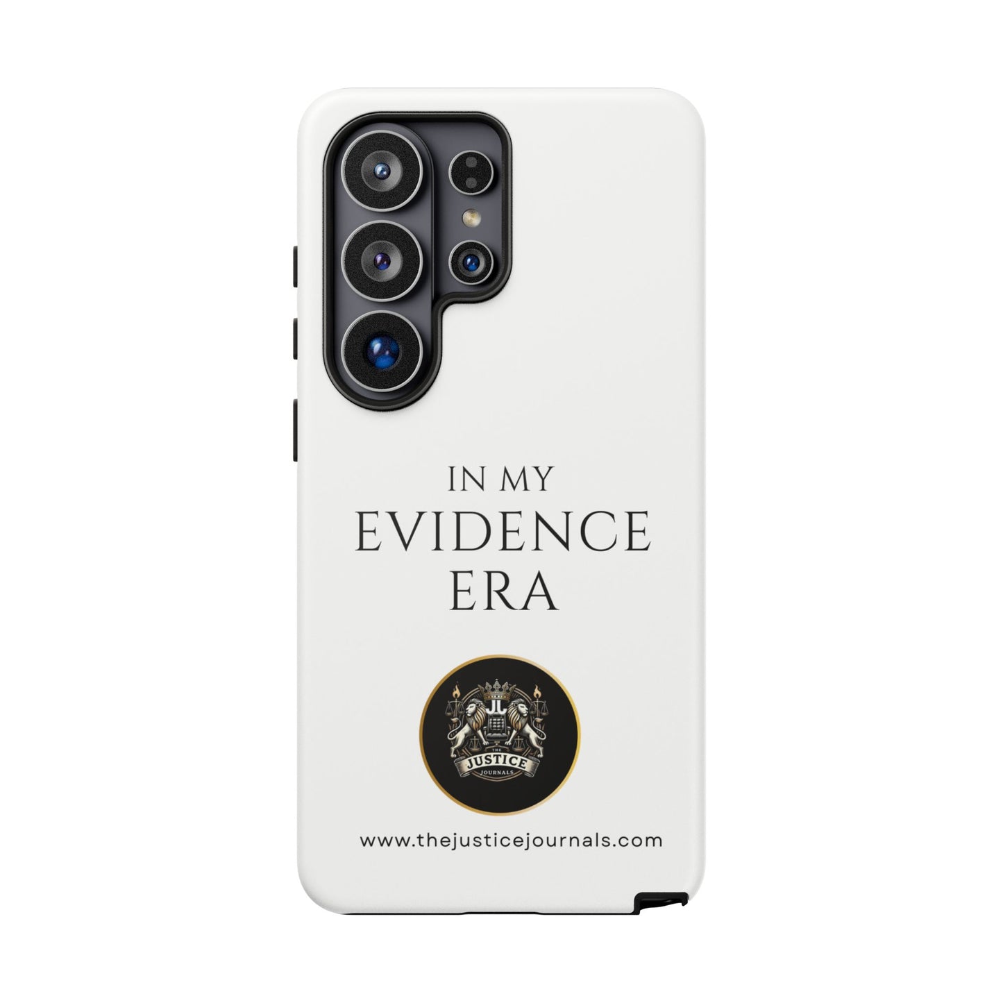 Evidence Era White – Justice Journals Phone case