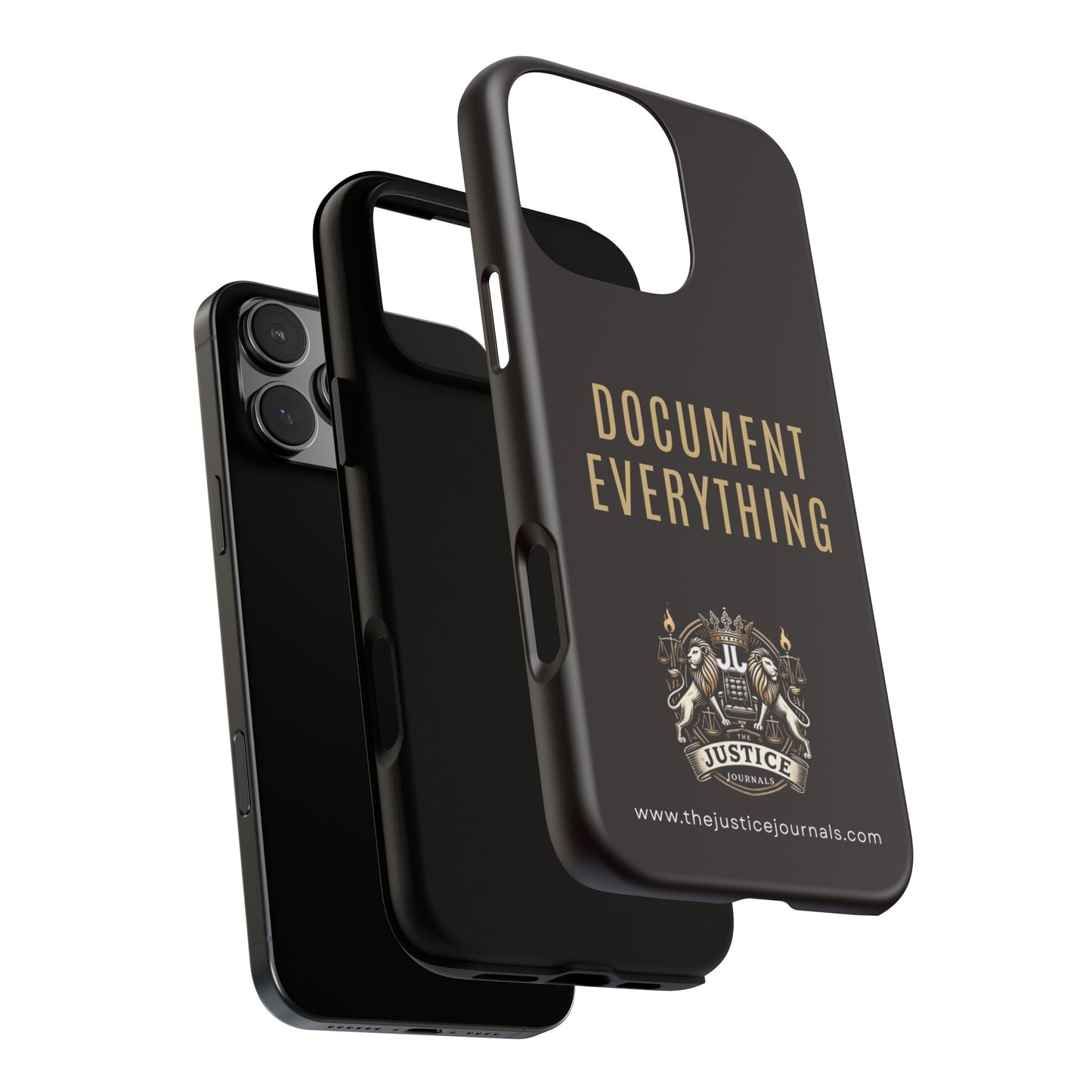 Document Everything - Justice Journals Phone case
