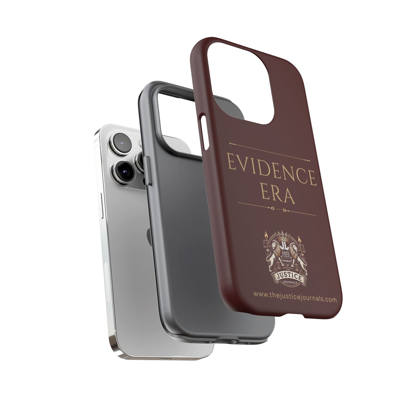 Evidence Era Burgundy - Justice Journals Phone case