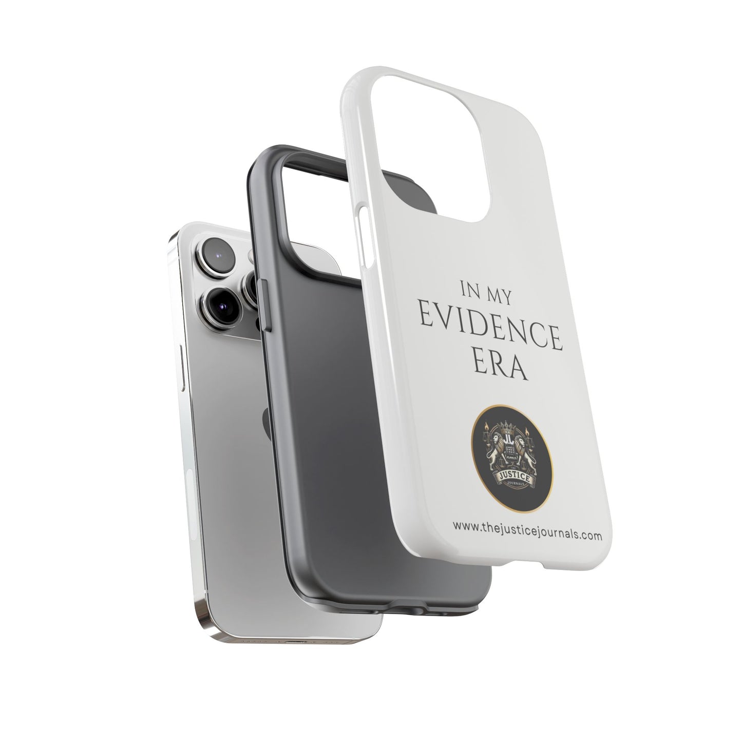 Evidence Era White – Justice Journals Phone case