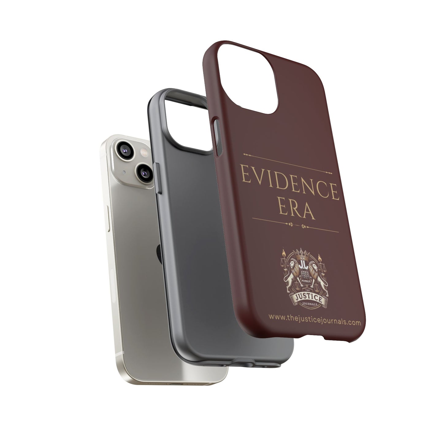 Evidence Era Burgundy - Justice Journals Phone case