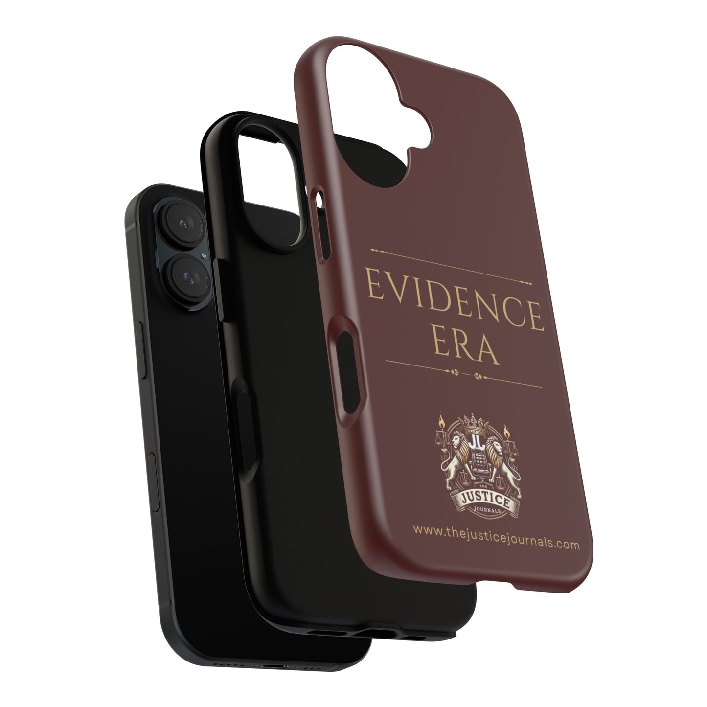 Evidence Era Burgundy - Justice Journals Phone case
