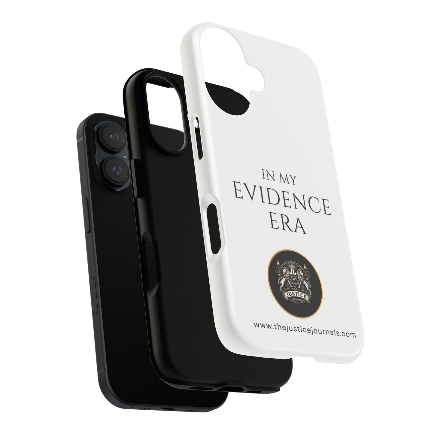 Evidence Era White – Justice Journals Phone case