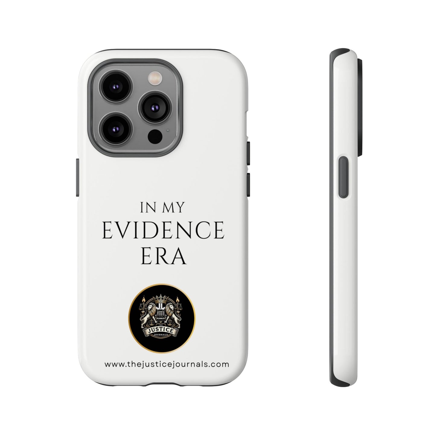 Evidence Era White – Justice Journals Phone case