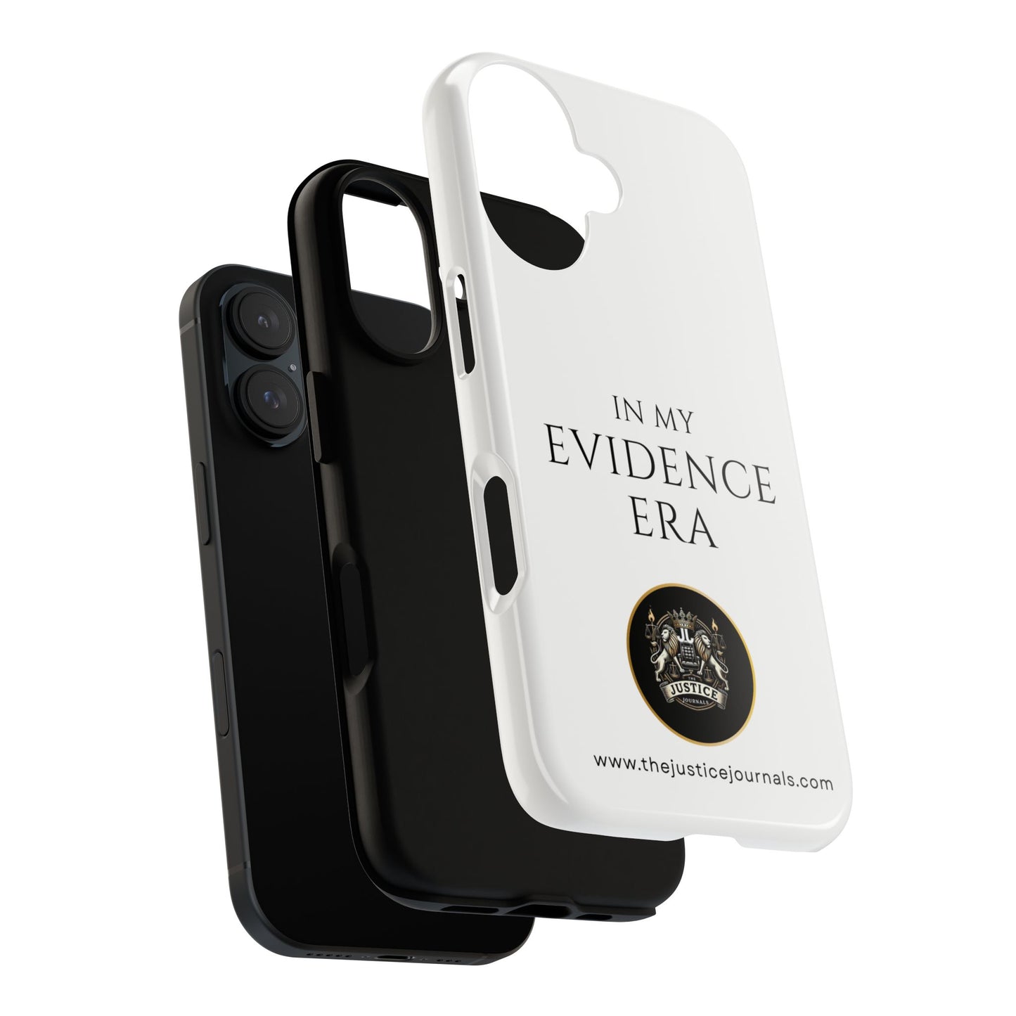 Evidence Era White – Justice Journals Phone case