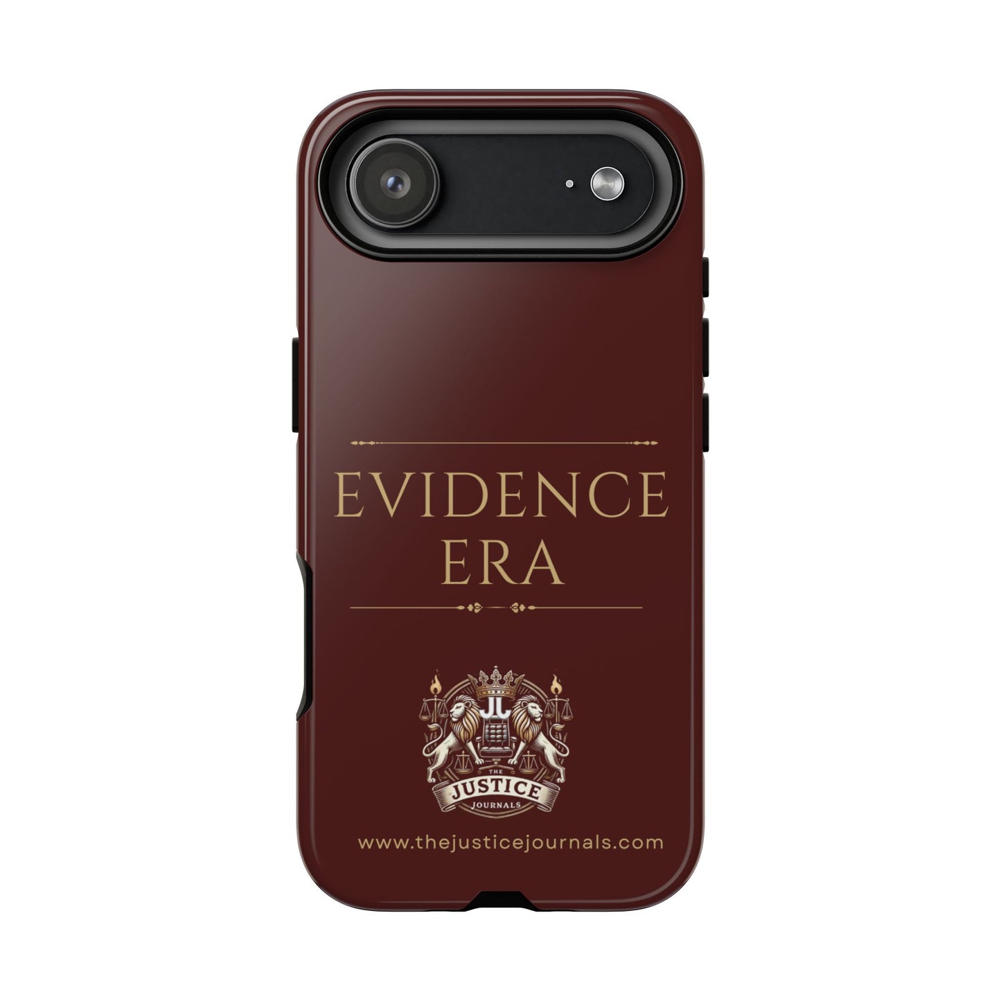 Evidence Era Burgundy - Justice Journals Phone case
