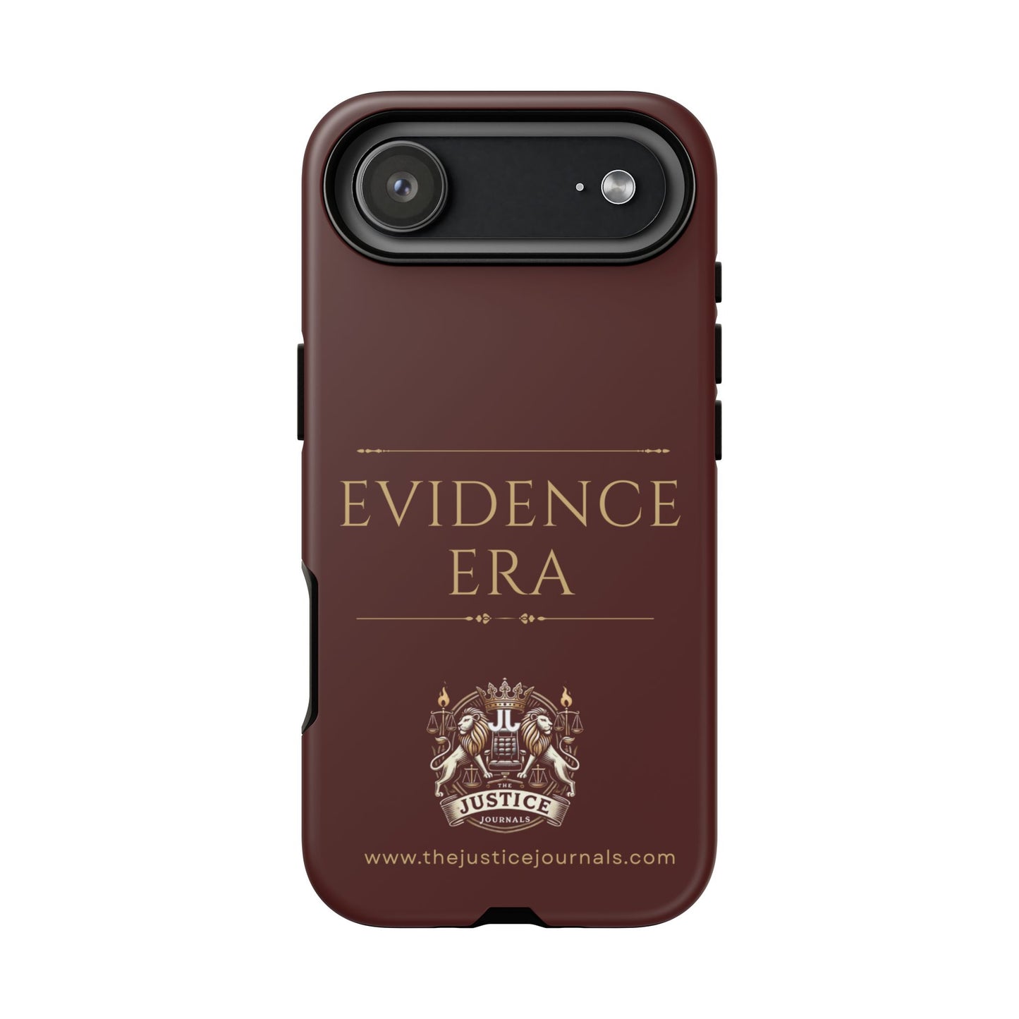 Evidence Era Burgundy - Justice Journals Phone case
