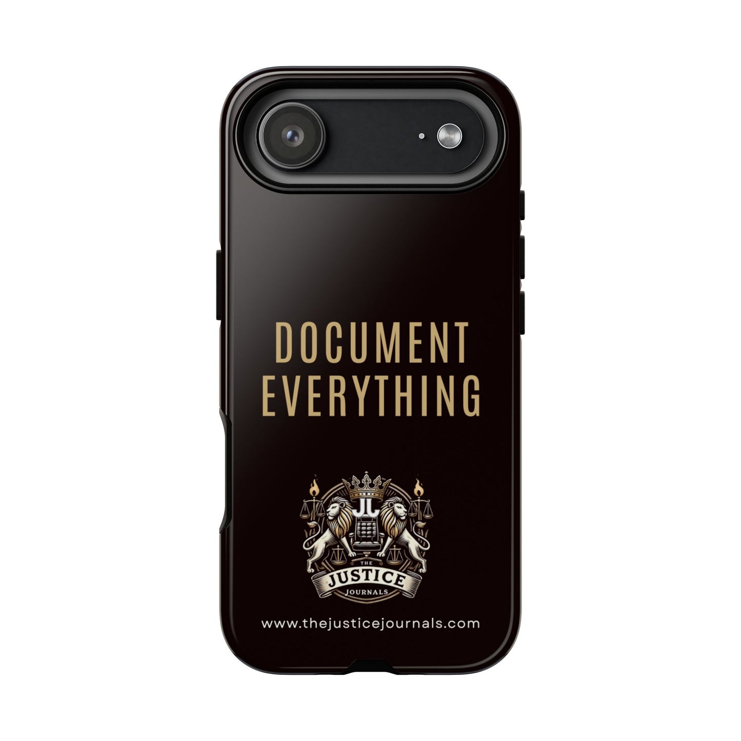 Document Everything - Justice Journals Phone case