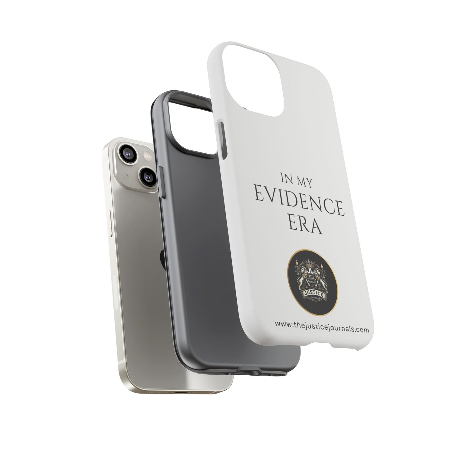 Evidence Era White – Justice Journals Phone case