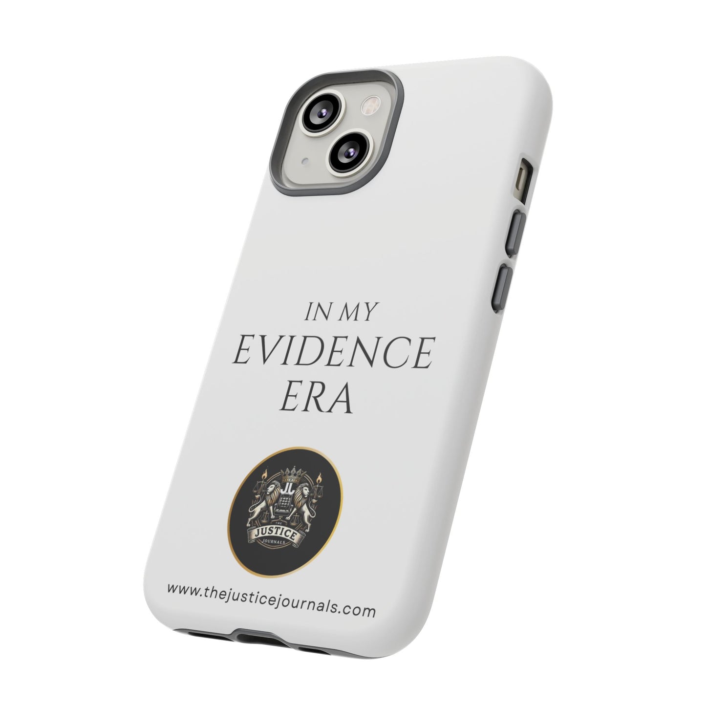 Evidence Era White – Justice Journals Phone case