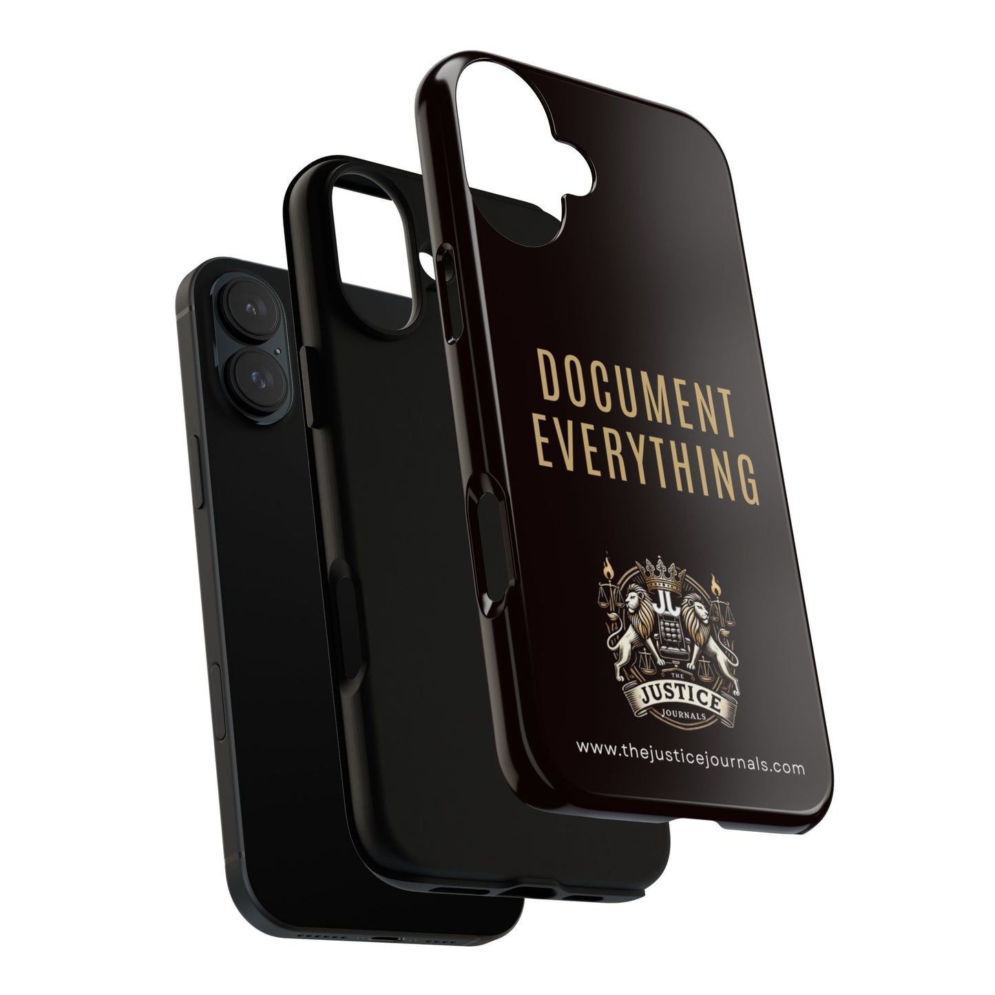 Document Everything - Justice Journals Phone case