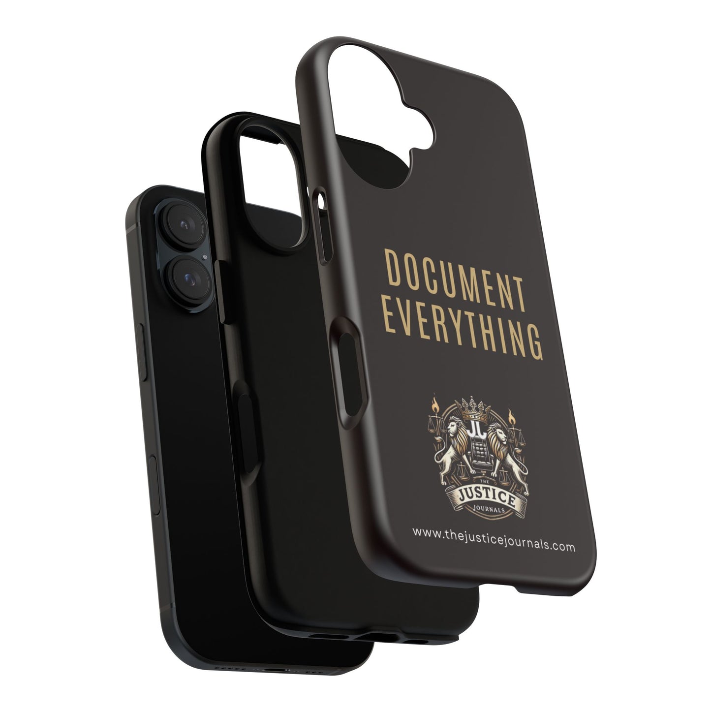 Document Everything - Justice Journals Phone case
