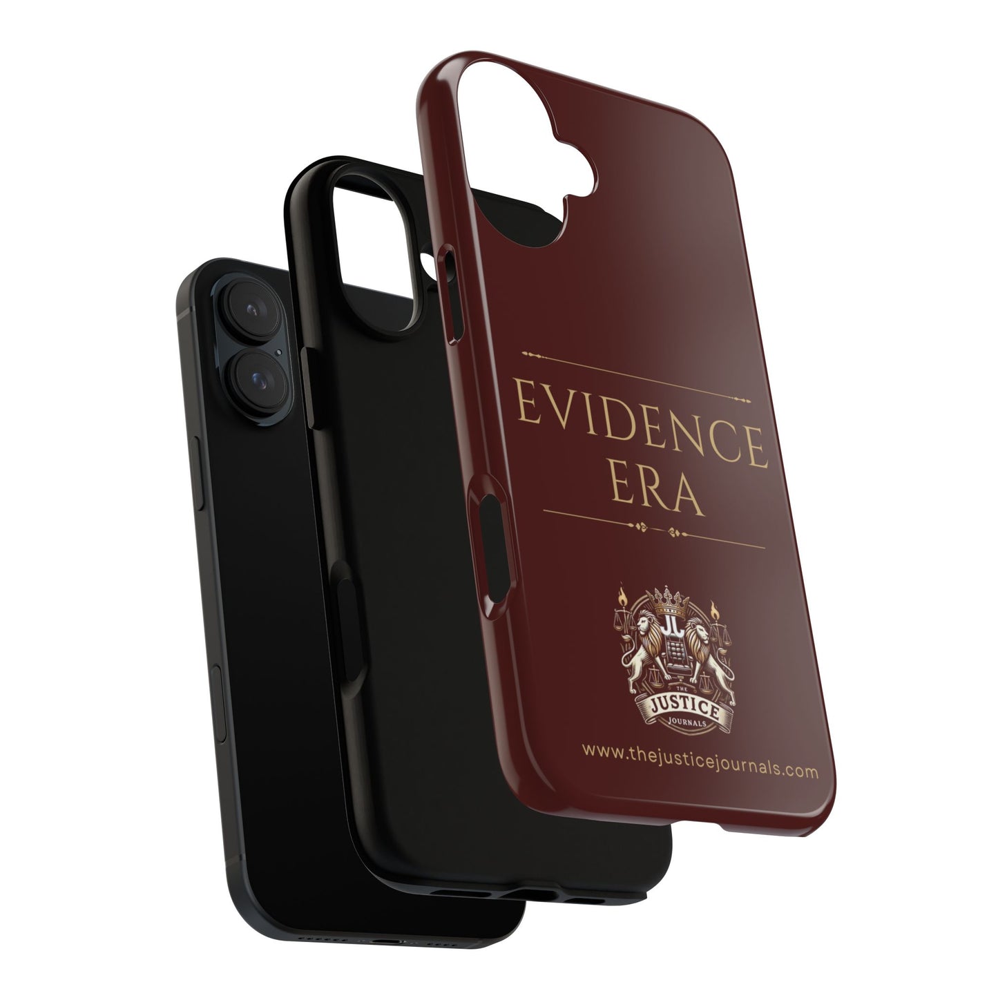 Evidence Era Burgundy - Justice Journals Phone case