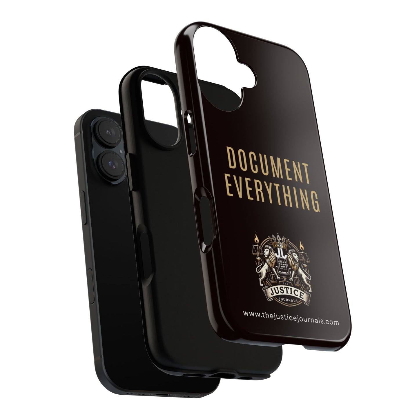 Document Everything - Justice Journals Phone case