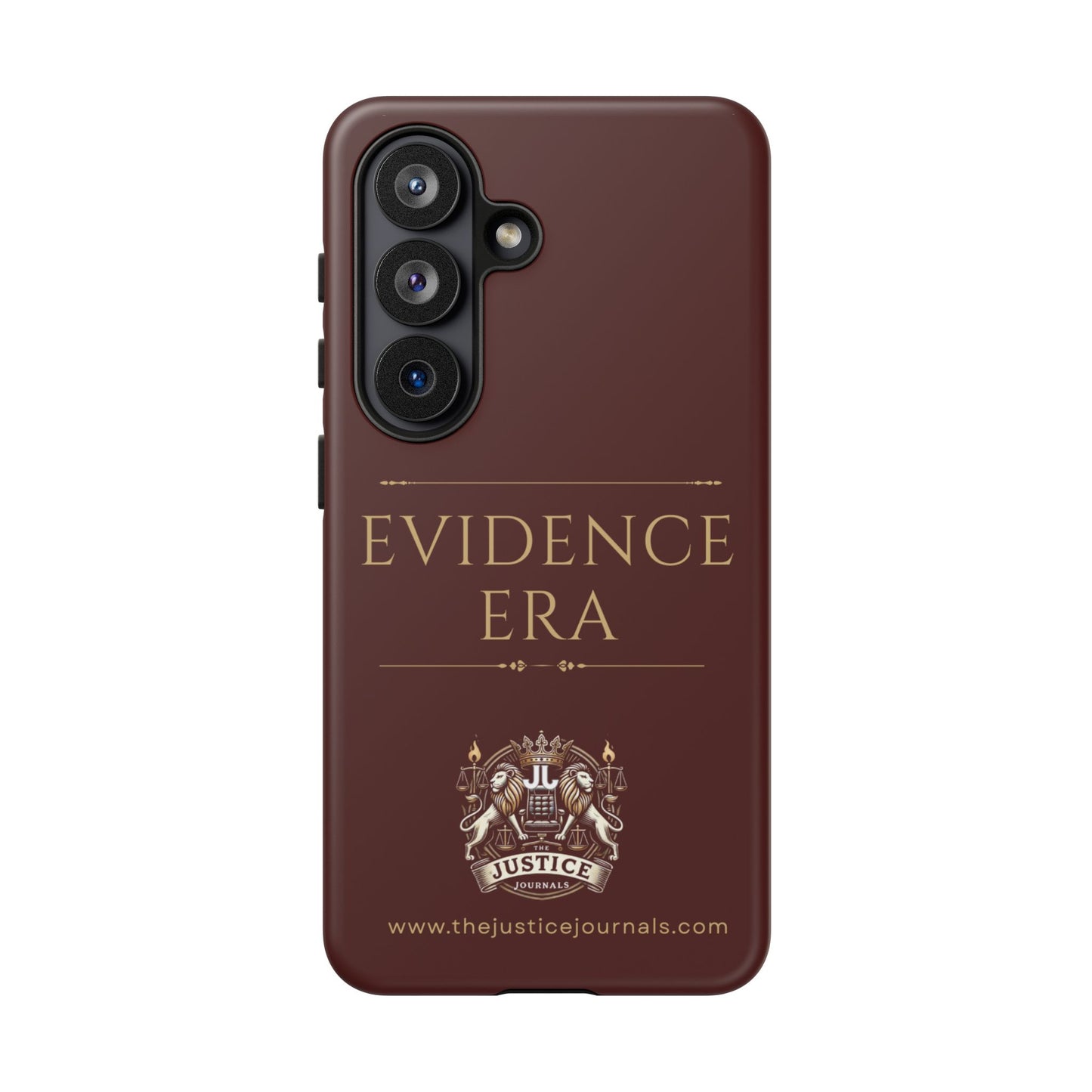 Evidence Era Burgundy - Justice Journals Phone case
