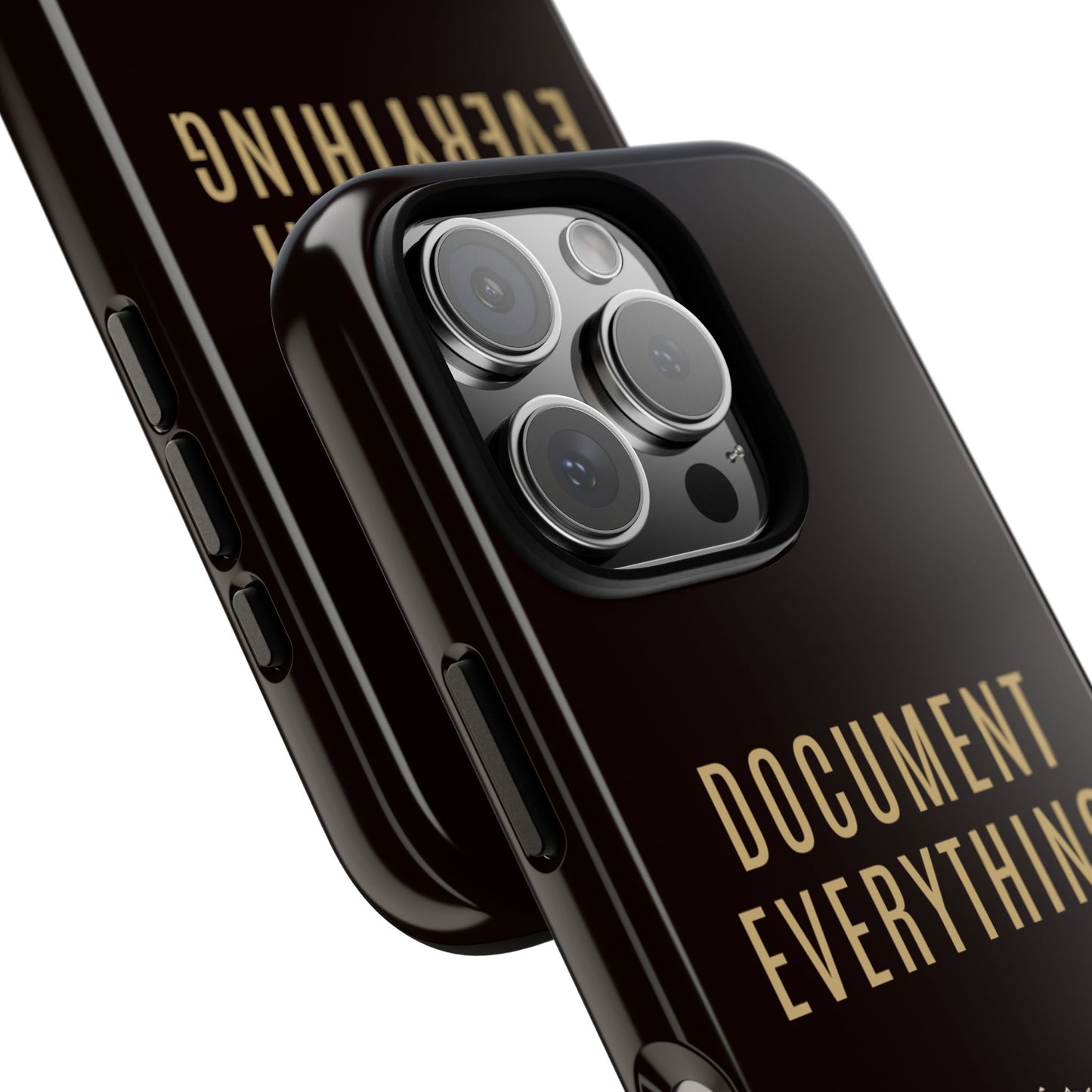 Document Everything - Justice Journals Phone case