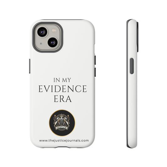 Evidence Era White – Justice Journals Phone case