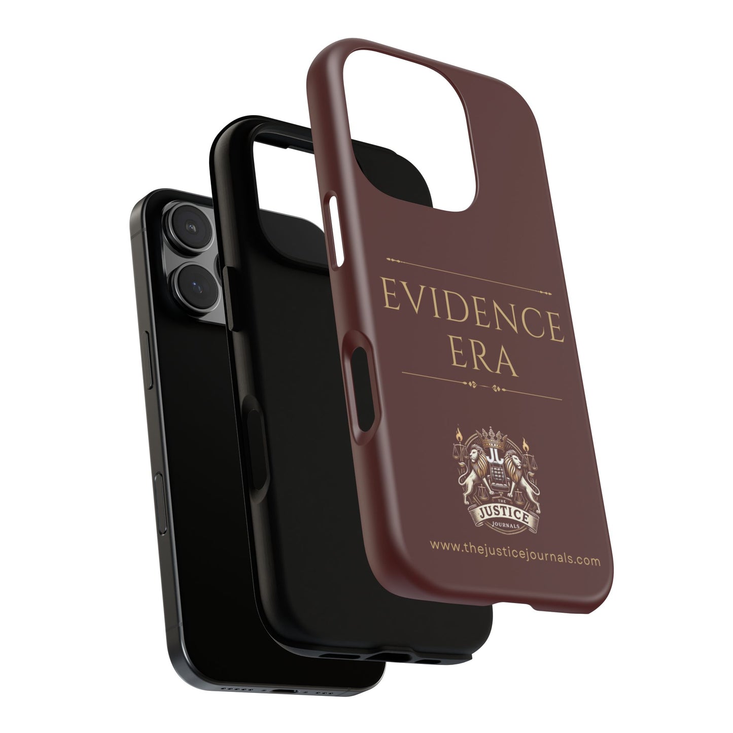 Evidence Era Burgundy - Justice Journals Phone case