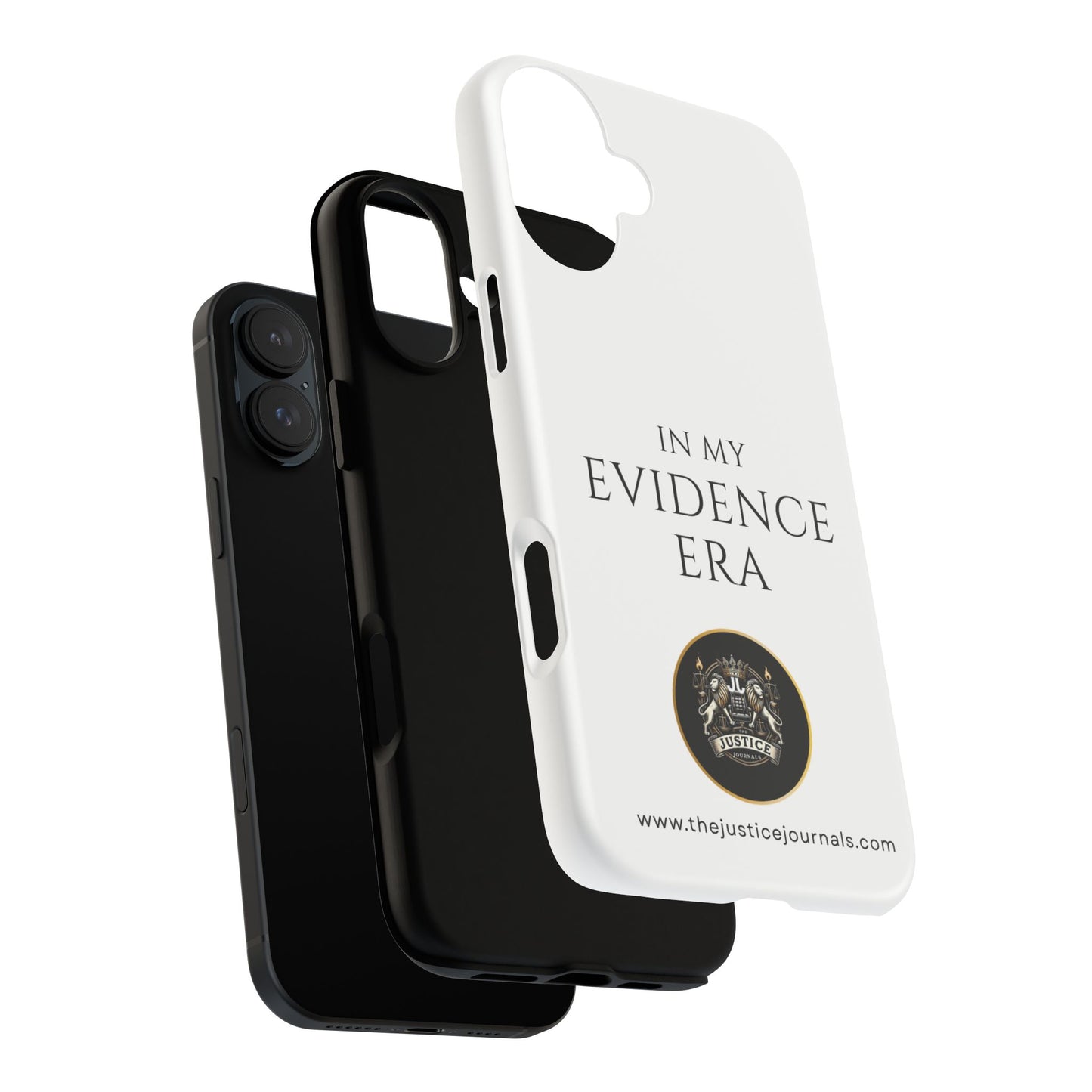 Evidence Era White – Justice Journals Phone case