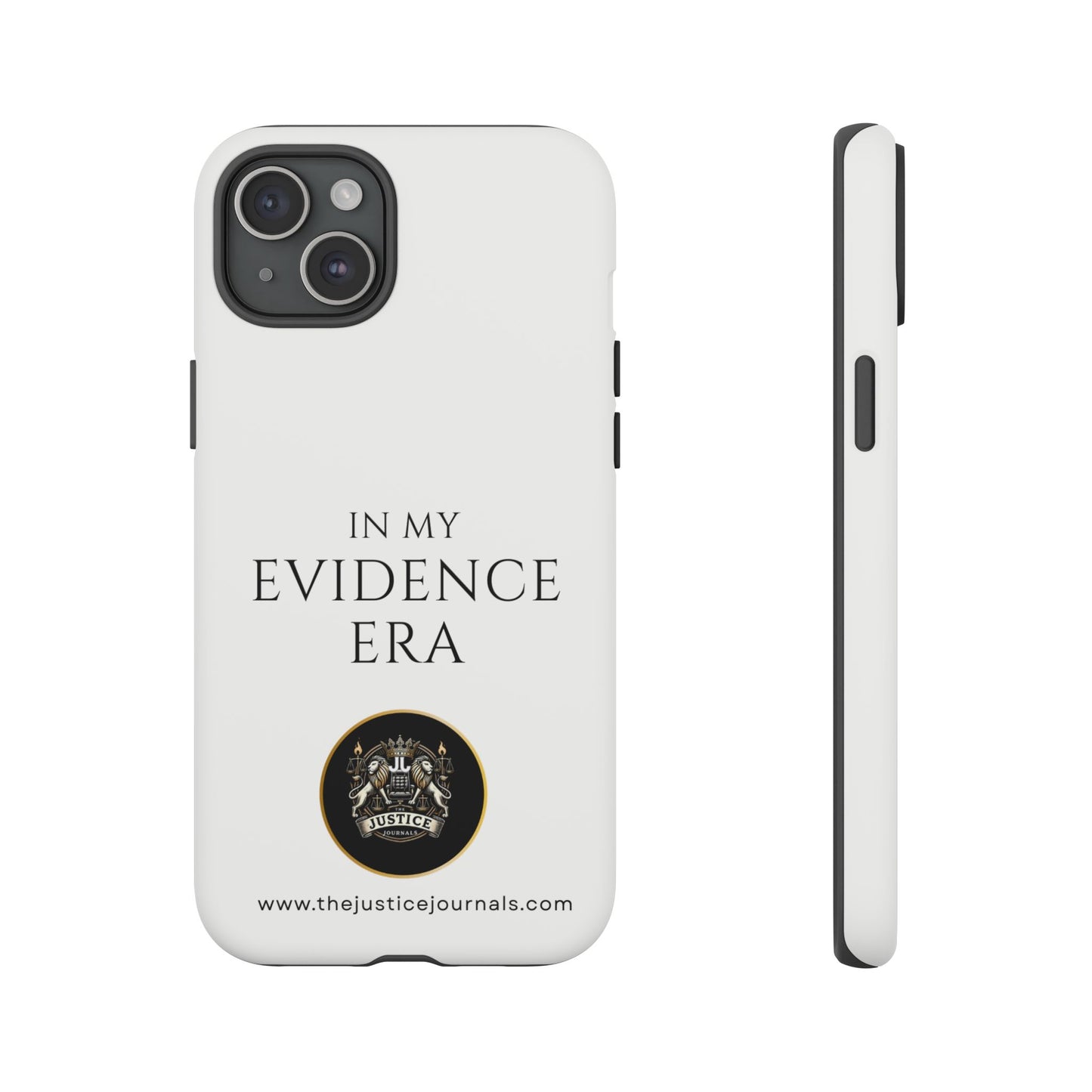 Evidence Era White – Justice Journals Phone case