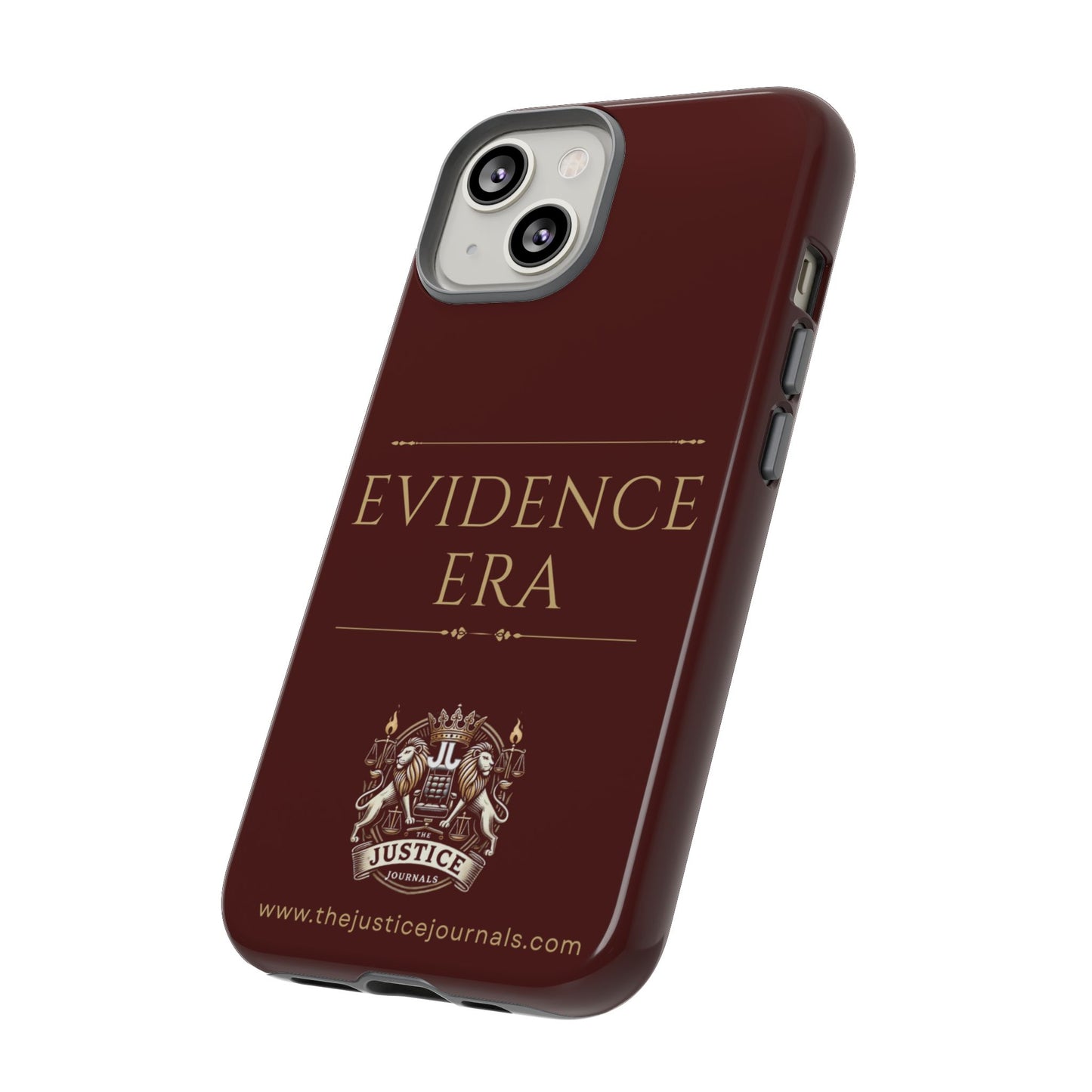 Evidence Era Burgundy - Justice Journals Phone case