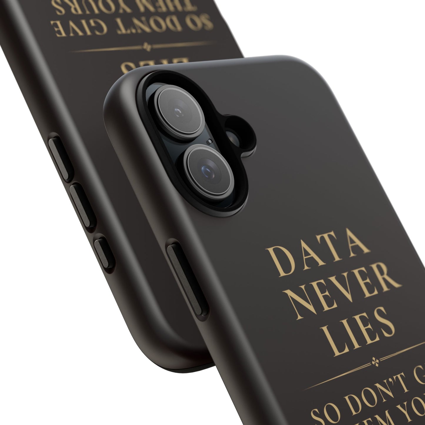 Data Never Lies, Justice Journals iphone case