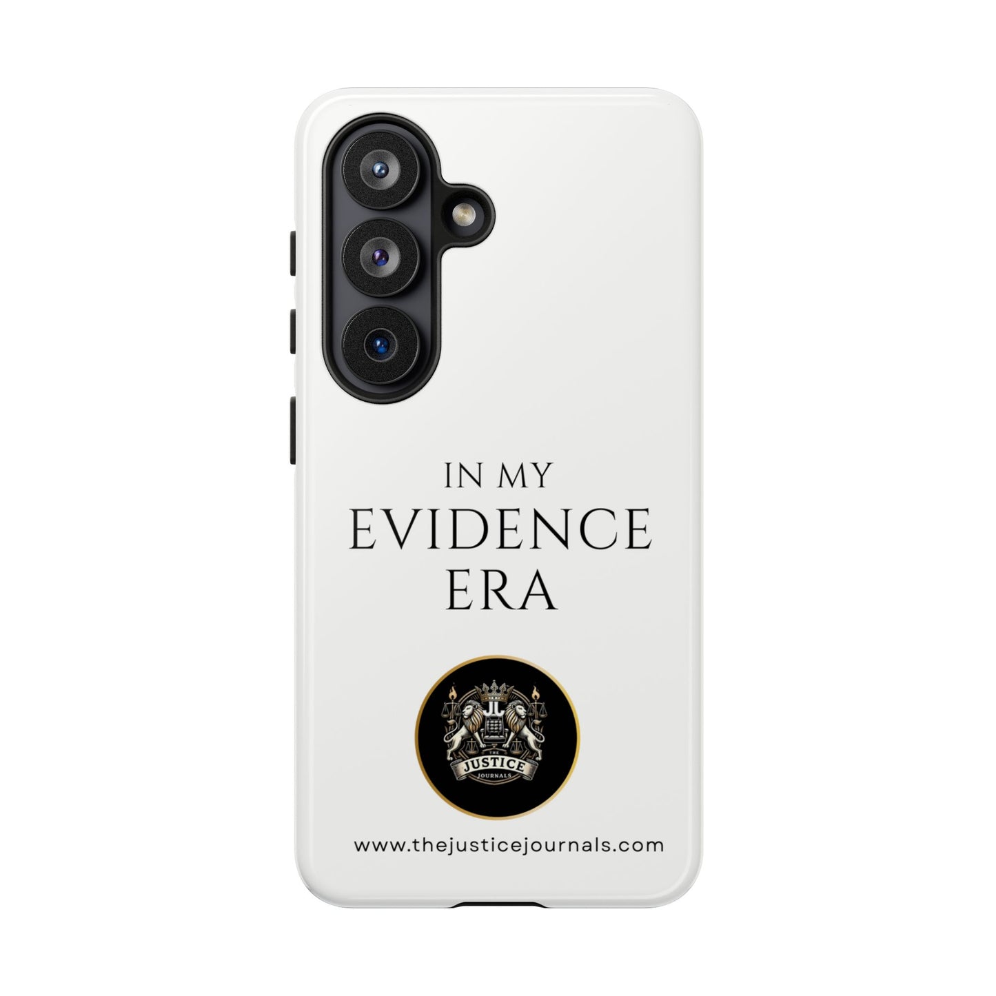 Evidence Era White – Justice Journals Phone case