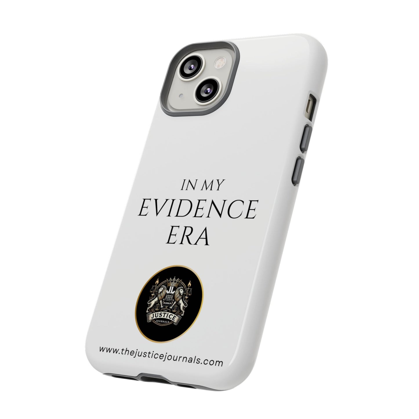 Evidence Era White – Justice Journals Phone case