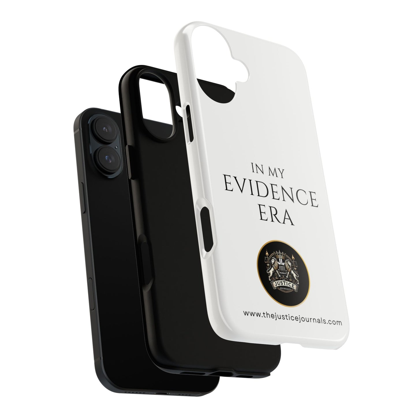 Evidence Era White – Justice Journals Phone case