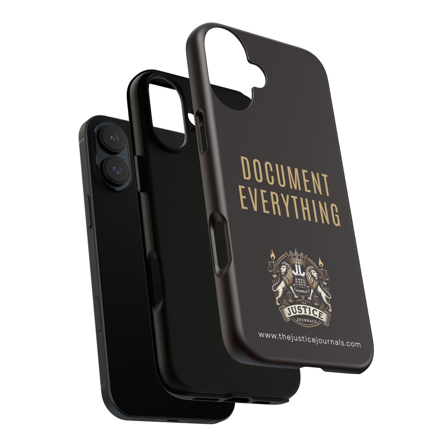 Document Everything - Justice Journals Phone case