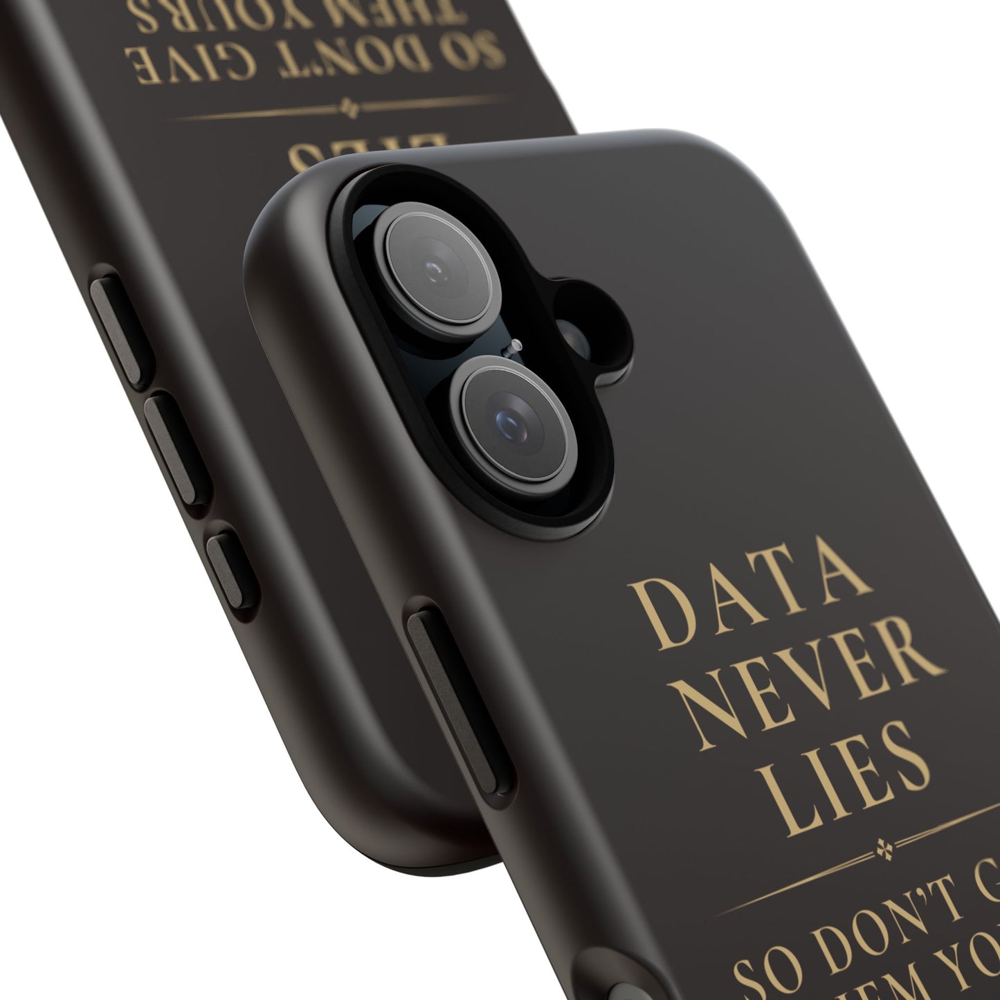 Data Never Lies, Justice Journals iphone case