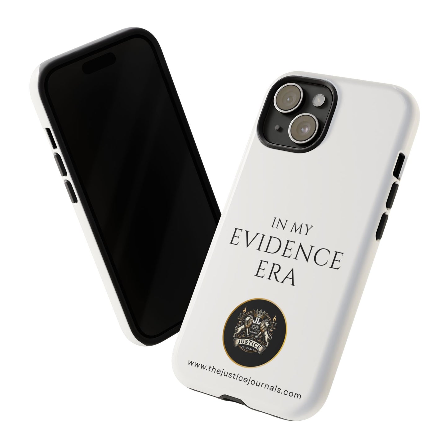 Evidence Era White – Justice Journals Phone case