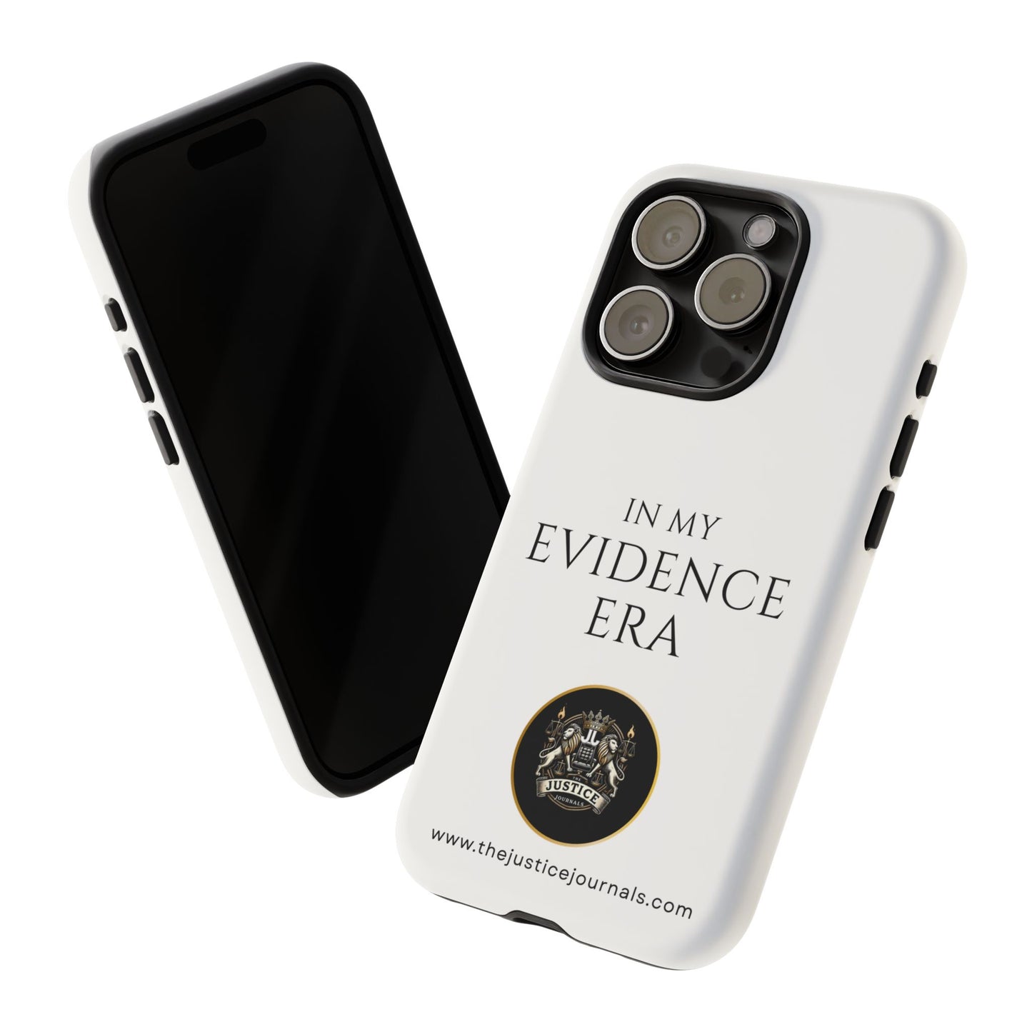 Evidence Era White – Justice Journals Phone case