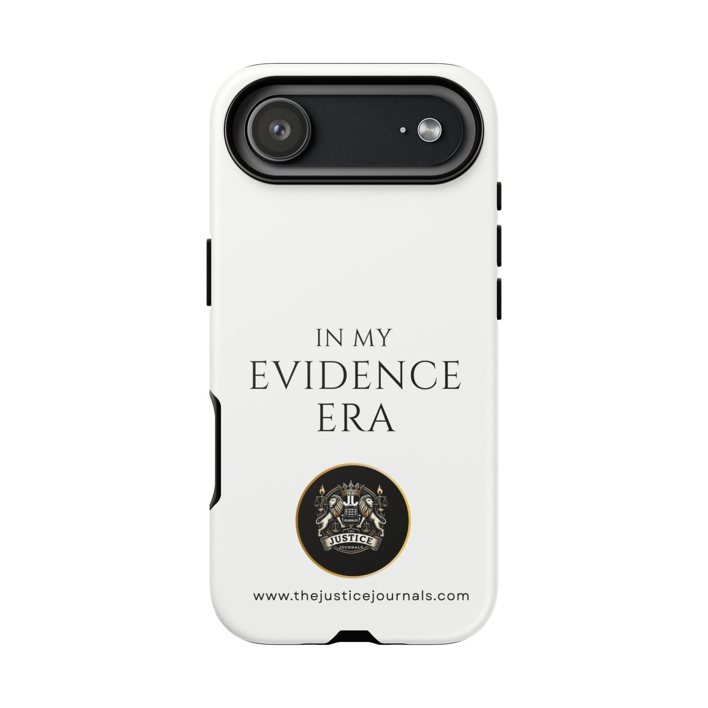 Evidence Era White – Justice Journals Phone case