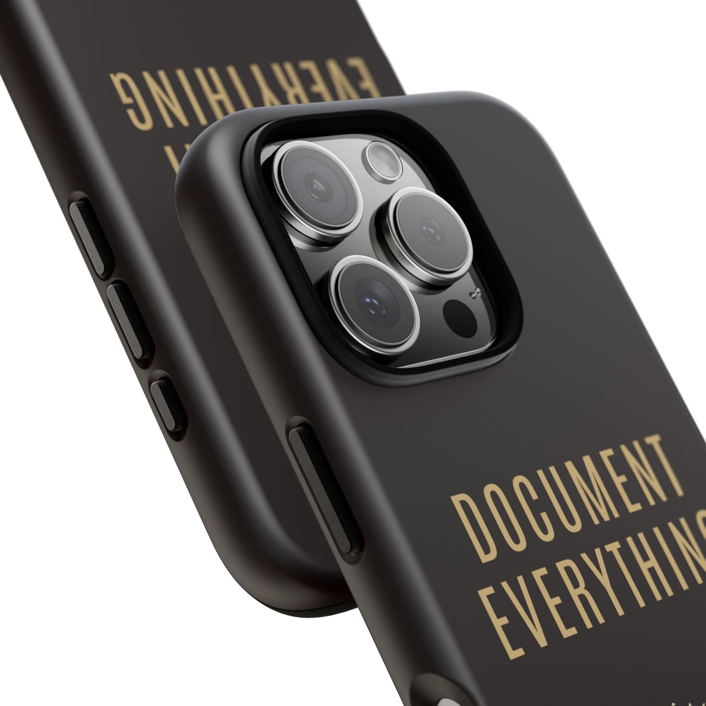 Document Everything - Justice Journals Phone case