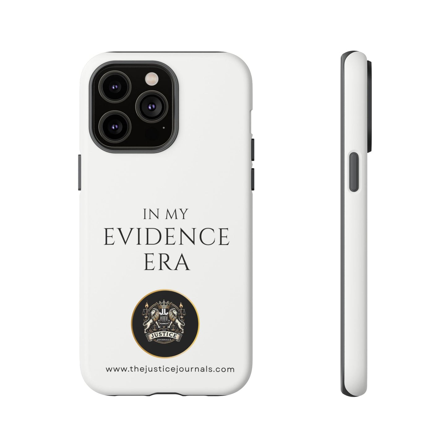 Evidence Era White – Justice Journals Phone case