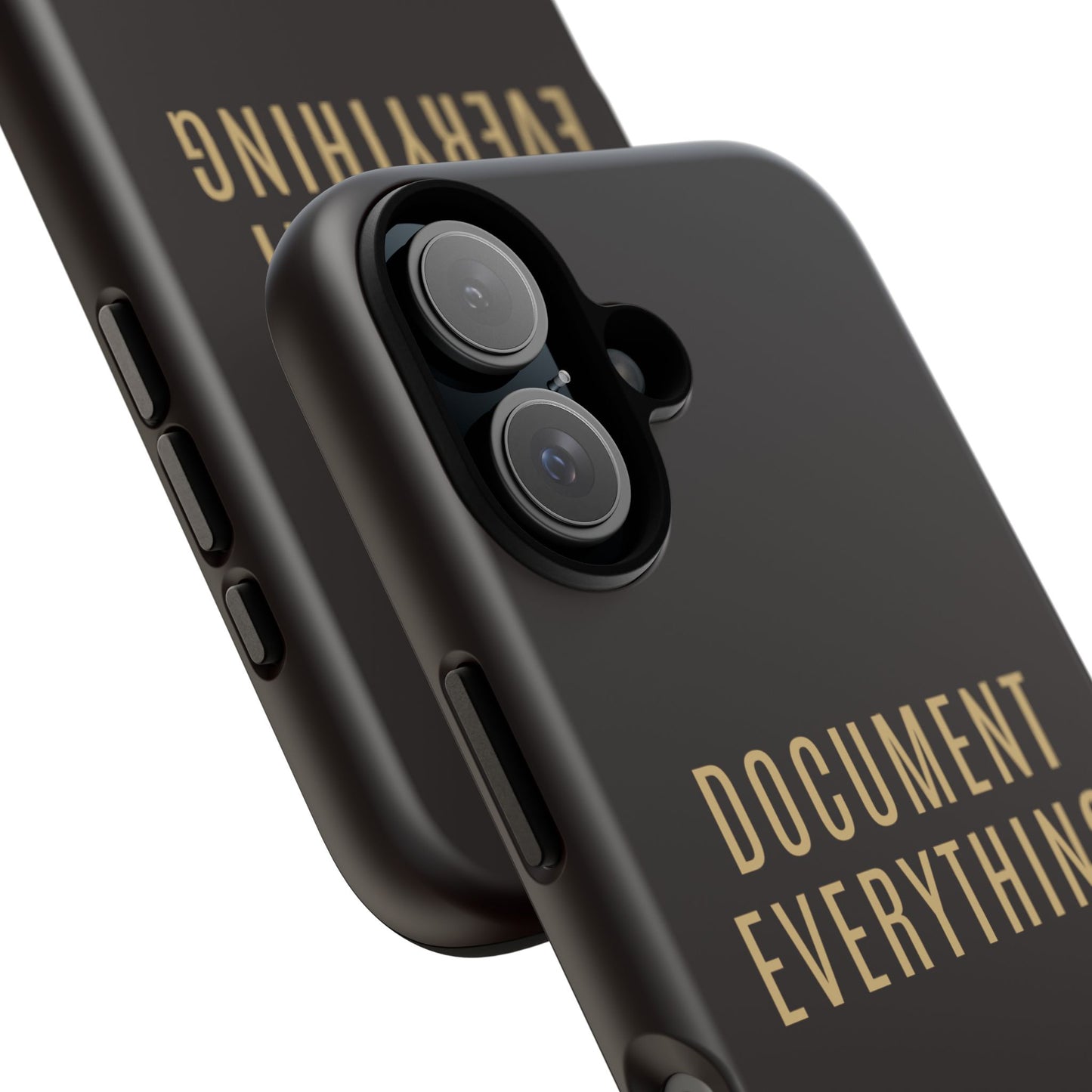 Document Everything - Justice Journals Phone case