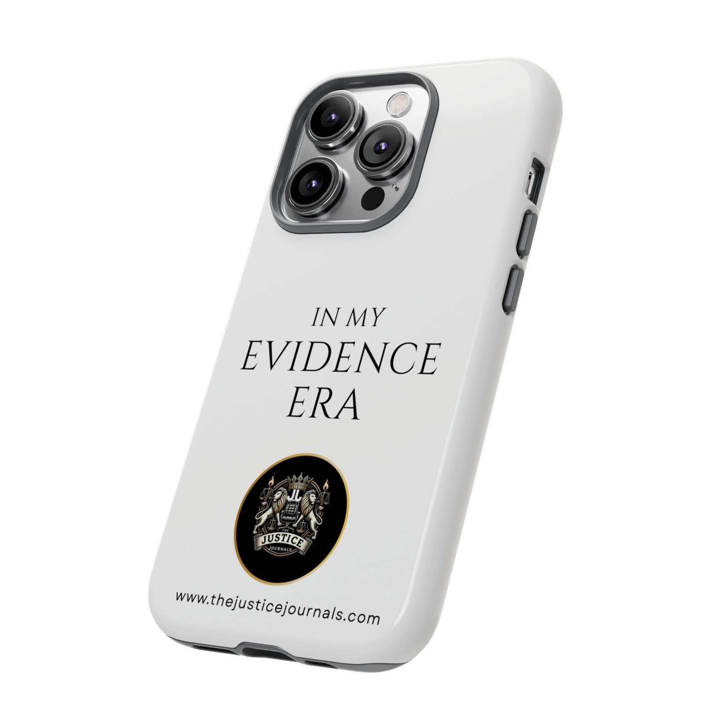 Evidence Era White – Justice Journals Phone case