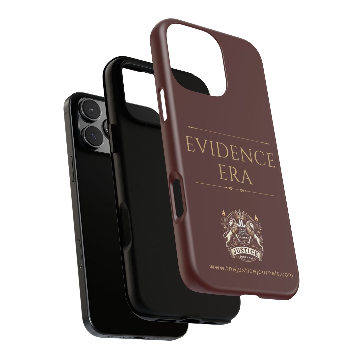 Evidence Era Burgundy - Justice Journals Phone case