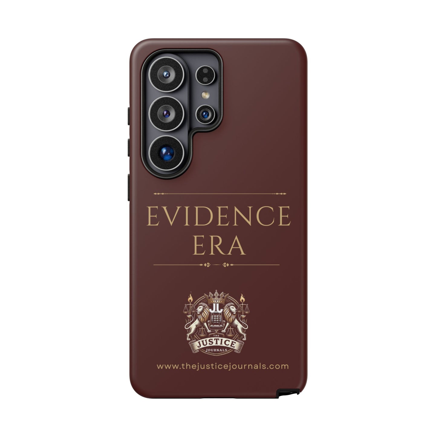 Evidence Era Burgundy - Justice Journals Phone case