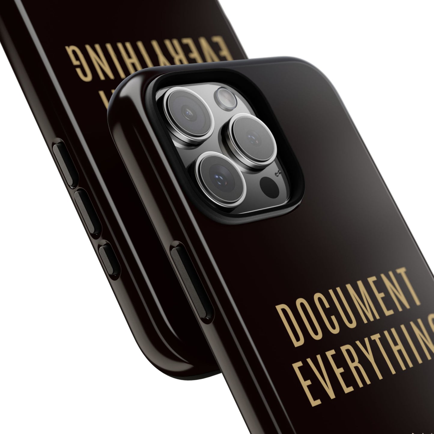 Document Everything - Justice Journals Phone case
