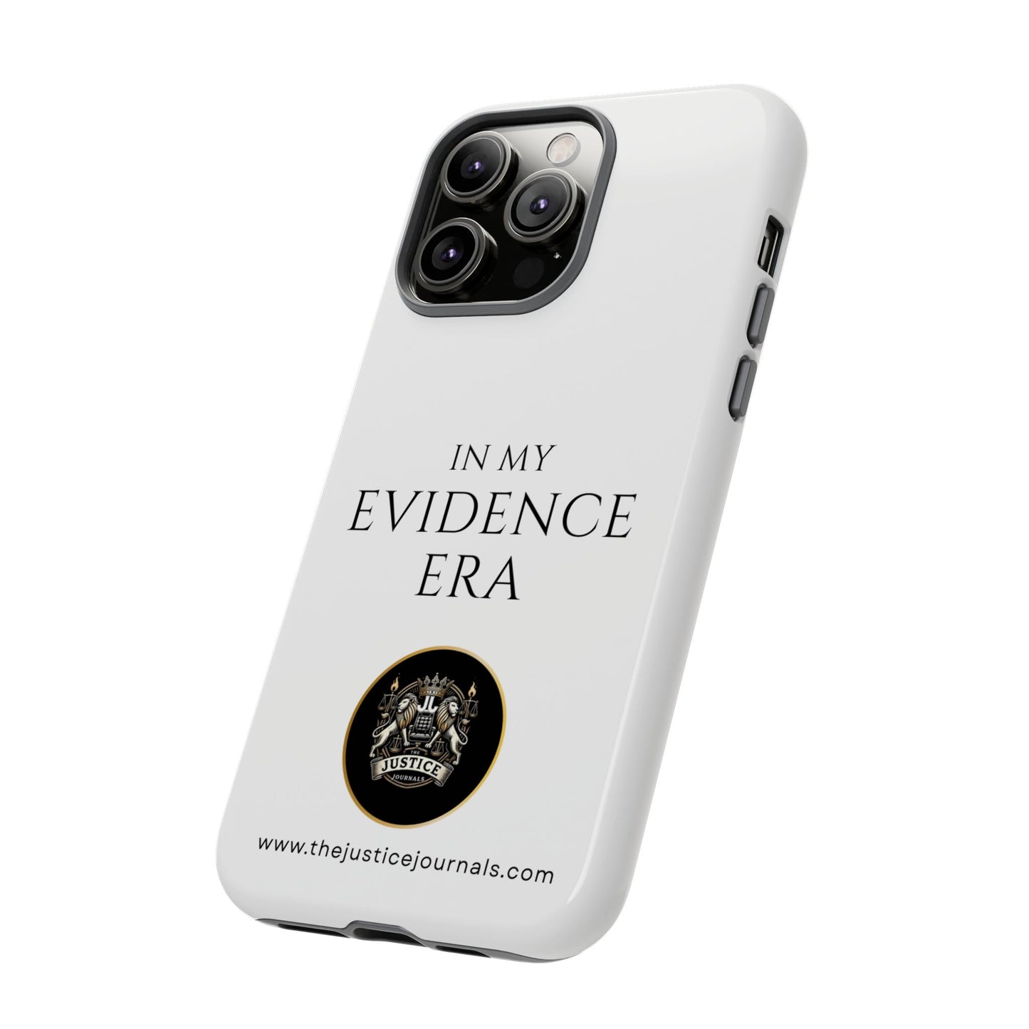 Evidence Era White – Justice Journals Phone case