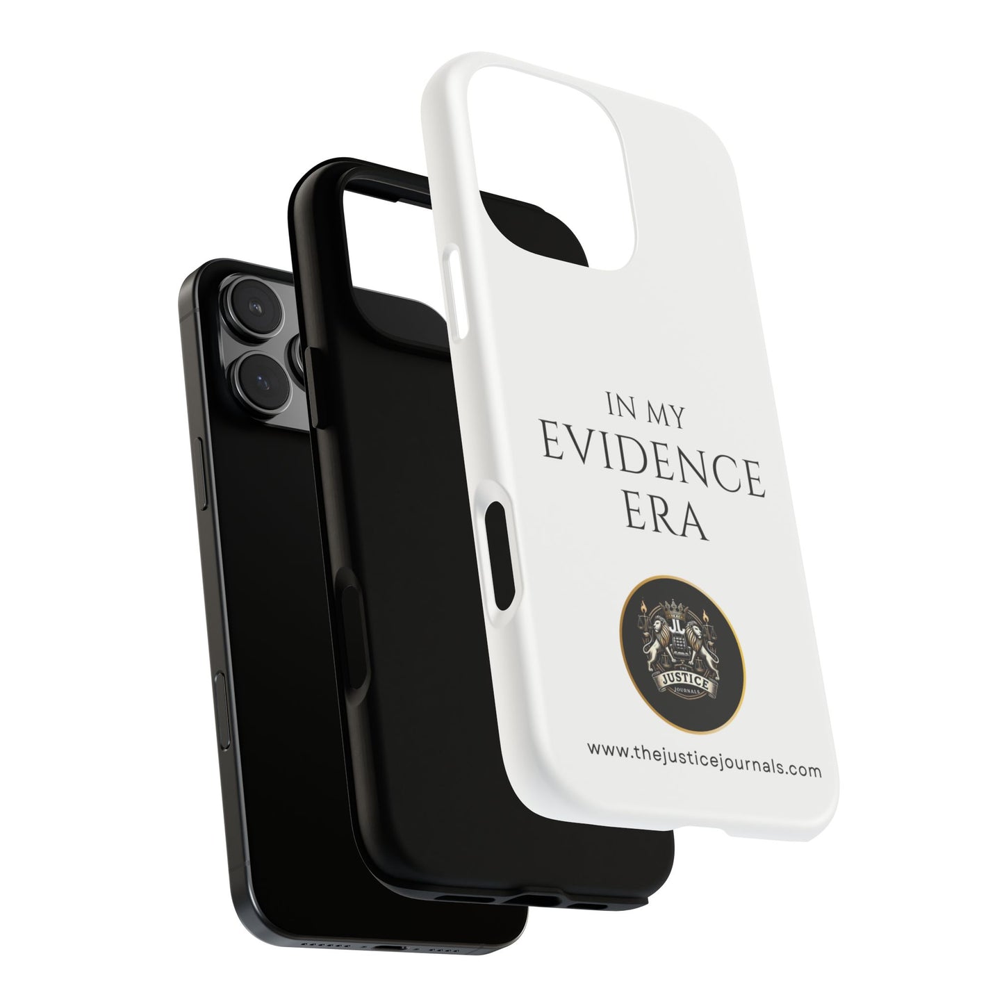 Evidence Era White – Justice Journals Phone case