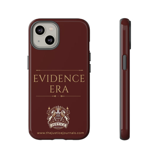 Evidence Era Burgundy - Justice Journals Phone case