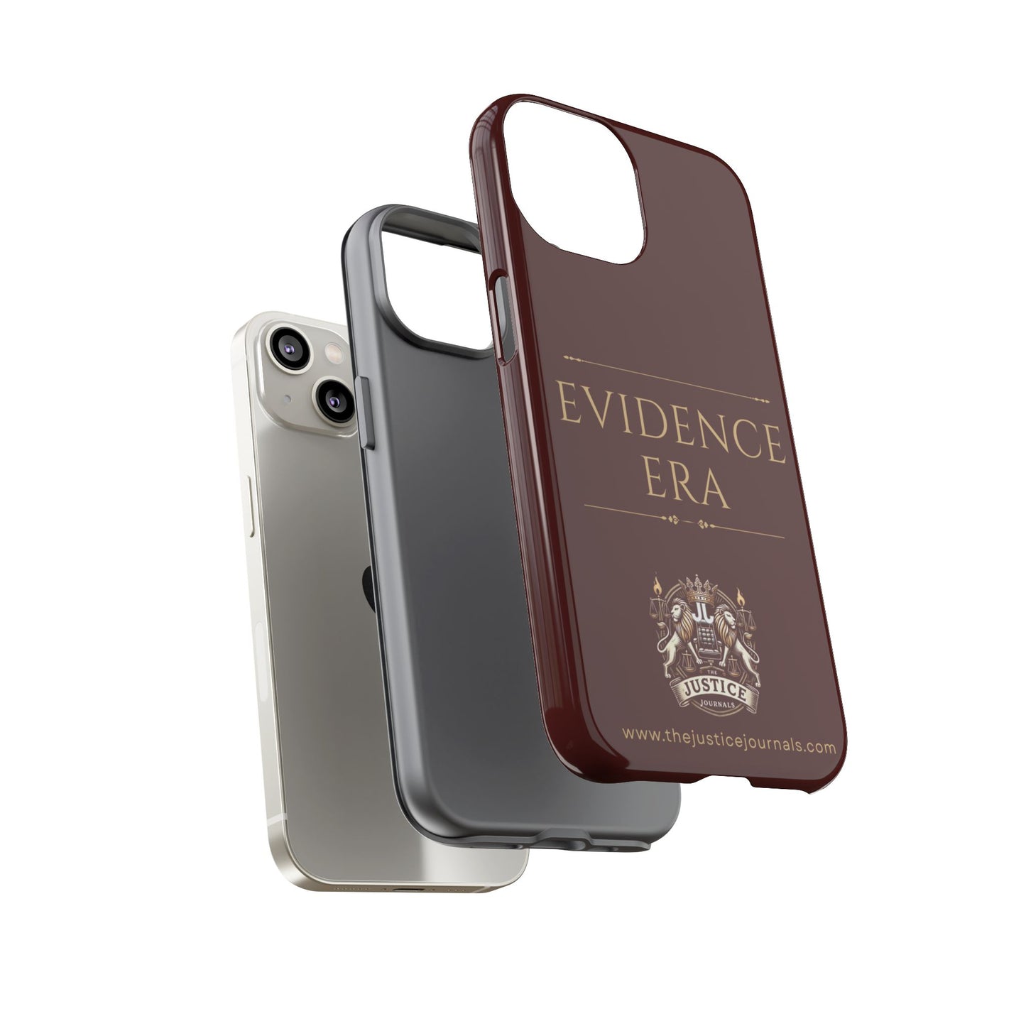Evidence Era Burgundy - Justice Journals Phone case