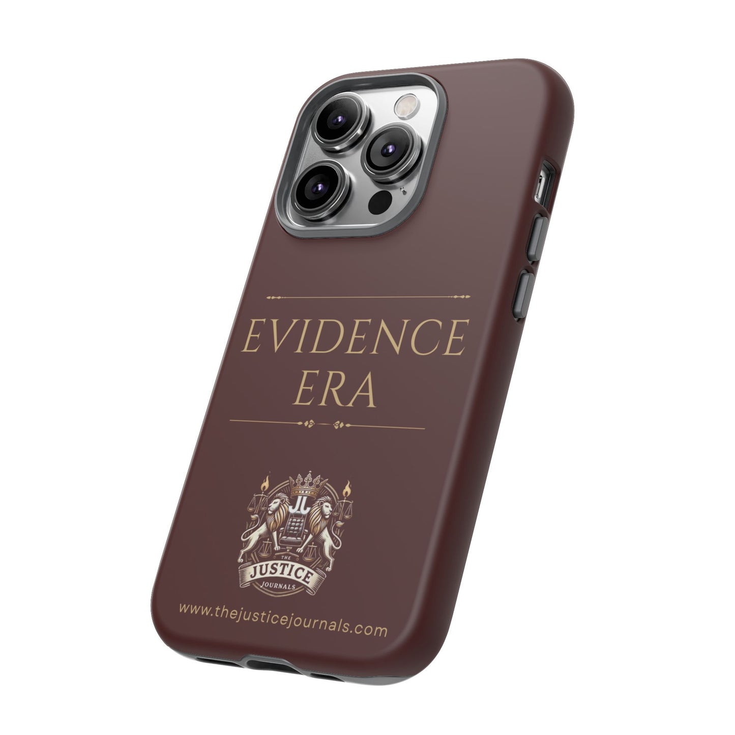 Evidence Era Burgundy - Justice Journals Phone case