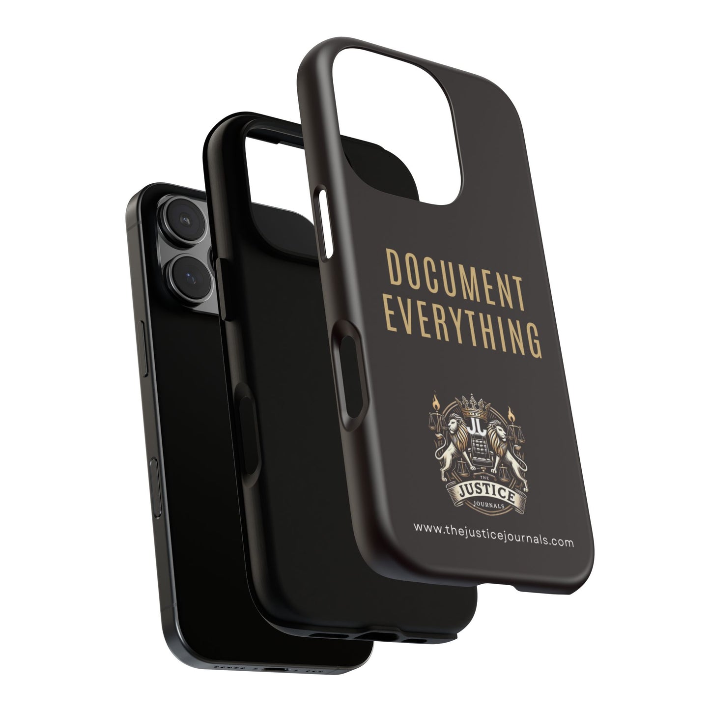 Document Everything - Justice Journals Phone case