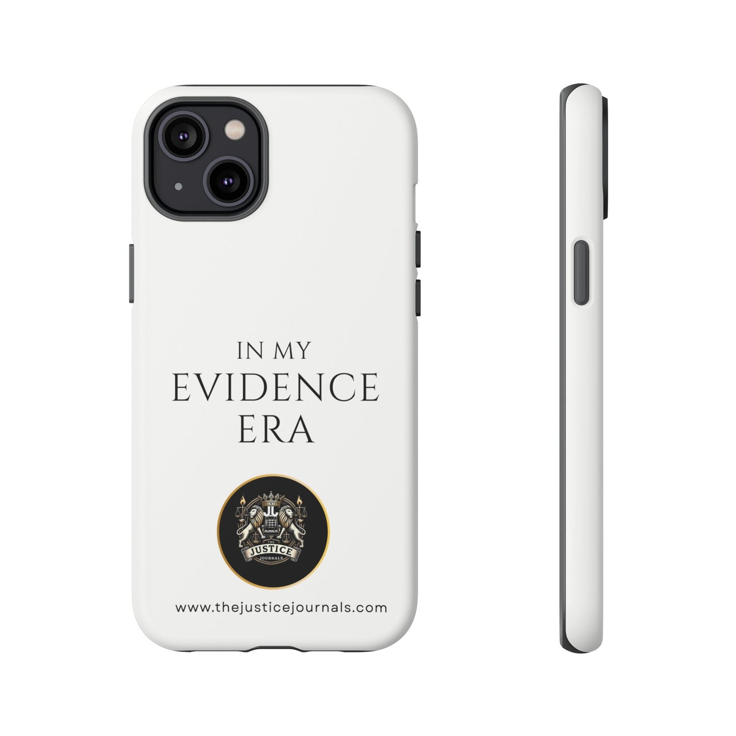 Evidence Era White – Justice Journals Phone case